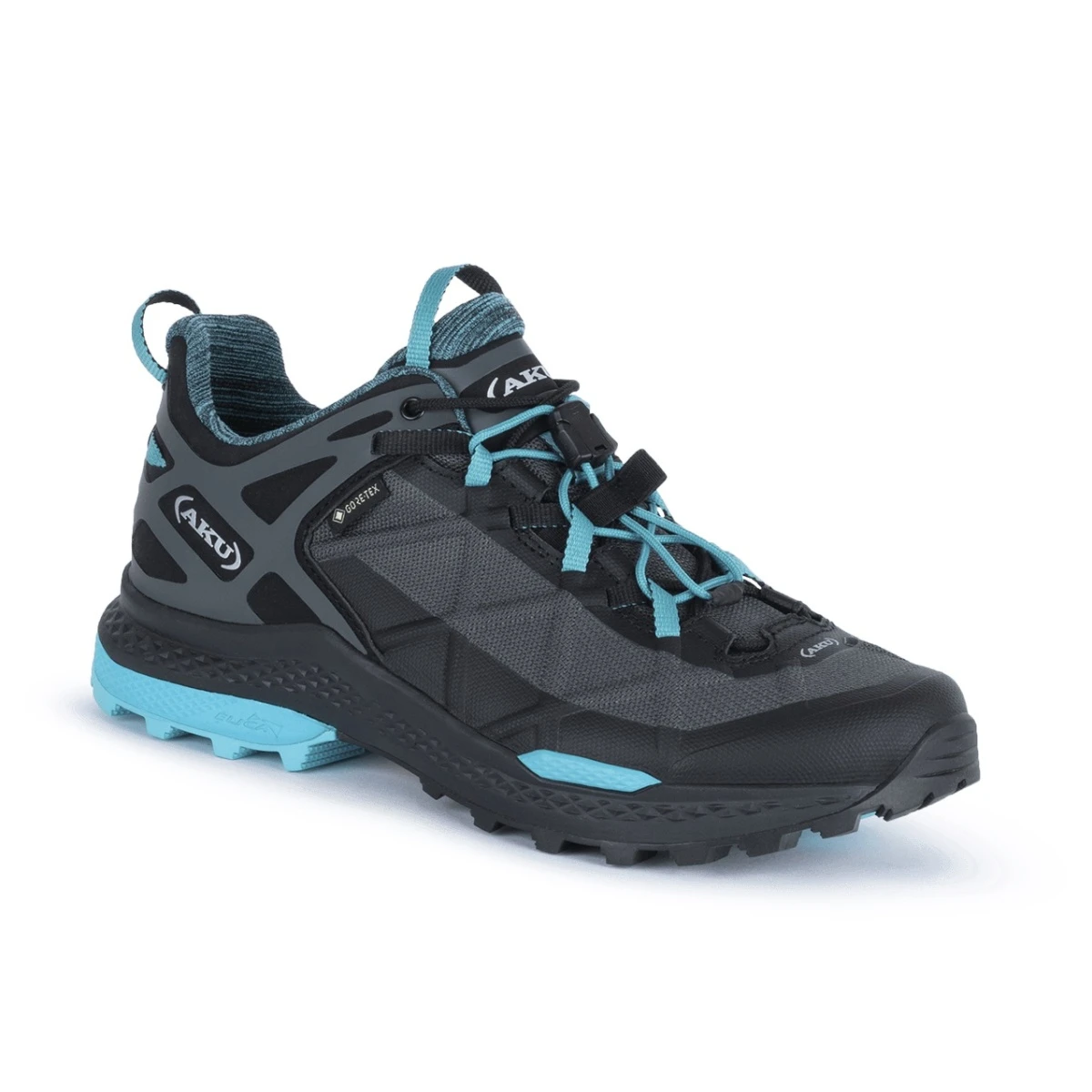 AKU Wanderschuhe Rocket DFS GTX (Fast-Hiking, Wasserdicht) Schwarz/türkis Damen 1 AKU Wanderschuhe Rocket DFS GTX (Fast-Hiking, Wasserdicht) Schwarz/türkis Damen