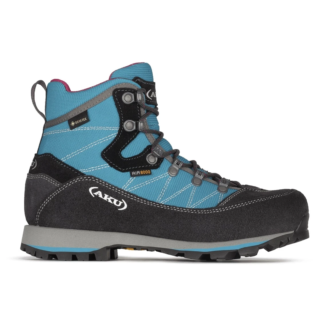 AKU Wanderschuhe Trekker Lite III Wide GTX (Trekking, Wassdericht, Weit) Türkisblau/grau Damen 5 AKU Wanderschuhe Trekker Lite III Wide GTX (Trekking, Wassdericht, Weit) Türkisblau/grau Damen – Bild 5