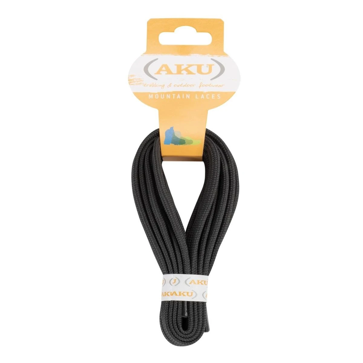 AKU Schnürsenkel Trek Flat Grau 180cm 1 AKU Schnürsenkel Trek Flat Grau 180cm
