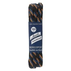 Barth Schnürsenkel Bergsport Halbrund Schwarz/orange/blau 180cm
