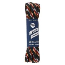 Barth Schnürsenkel Bergsport Halbrund Schwarz/rot/orange/weiß 180cm