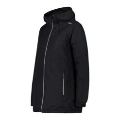 CMP Winterjacke Long Fix Hood (gefütterte Ripstop-Jacke) Schwarz Damen -Günstiges Draussen Herz Geschäft CMP 32Z1396 U901 Jacke Long Fix202 1200x1200 1