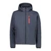 CMP Softshelljacke (winddicht, Wasserabweisend) Mit Kapuze Titaniumgrau/anthrazit Herren