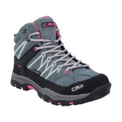CMP Wanderschuh Rigel Mid WP (waterproof/wasserdicht) Mineralgrau/pink Junioren/Kinder