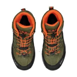 CMP Wanderschuhe Rigel Mid WP (wasserdicht) Olivgrün/orange Kinder -Günstiges Draussen Herz Geschäft CMP 3Q12944 06FF Rigel Kinder 4 1200x1200 1