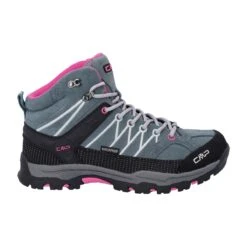 CMP Wanderschuh Rigel Mid WP (waterproof/wasserdicht) Mineralgrau/pink Kinder -Günstiges Draussen Herz Geschäft CMP 3Q12944 14EM Rigel Mid Schuhe206 1200x1200 1