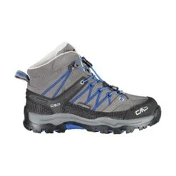 CMP Wanderschuh Rigel Mid WP (waterproof/wasserdicht) Grau/royalblau Kinder