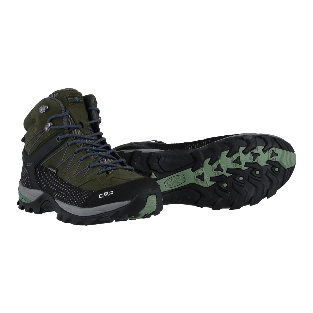 CMP Rigel Mid Trekking WP (Waterproof) Grün Wander-Trekkingschuhe Herren 1 CMP Rigel Mid Trekking WP (Waterproof) Grün Wander-Trekkingschuhe Herren