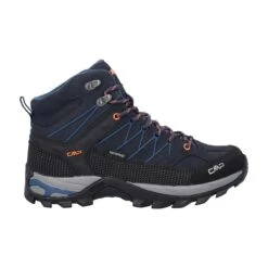 CMP Wanderschuhe Rigel Mid Trekking WP (Trekking, Wasserdicht) Dunkelblau/orange Herren -Günstiges Draussen Herz Geschäft CMP 3Q12947 27NM Riegel201 1200x1200 1