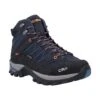 CMP Wanderschuhe Rigel Mid Trekking WP (Trekking, Wasserdicht) Dunkelblau/orange Herren