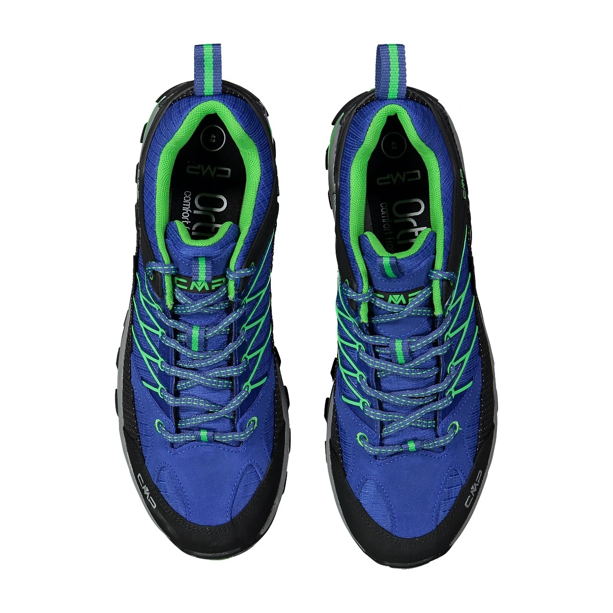 CMP Wanderschuhe Rigel Low WP (Trekking, Wasserdicht) Elektrikblau/grün Herren 2 CMP Wanderschuhe Rigel Low WP (Trekking, Wasserdicht) Elektrikblau/grün Herren – Bild 2