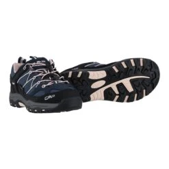 CMP Wanderschuhe Rigel Low WP (Trekking, Wasserdicht) Navyblau/rose Mädchen