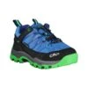 CMP Wanderschuhe Rigel Low WP (Trekking, Wasserdicht) Danubeblau/lime Kinder