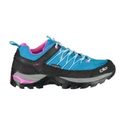 CMP Wanderschuhe Rigel Low WP (Trekking, Wasserdicht) Aquablau/pink Damen -Günstiges Draussen Herz Geschäft CMP Wanderschuhe Rigel Low Trekking WP 3Q54456 20LL 2 979x979 1