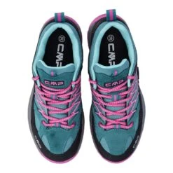CMP Wanderschuhe Rigel Low WP (Trekking, Wasserdicht) Aquablau/pink Kinder -Günstiges Draussen Herz Geschäft CMP Wanderschuhe Rigel Low WP Kinder 3Q54554 24EL 3 979x979 1