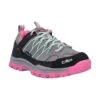 CMP Wanderschuhe Rigel Low WP (Trekking, Wasserdicht) Grau/pink Kinder