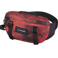 Dakine Gürteltasche Hot Laps Hüfttasche 1 Liter FLARE ACID WASH Weinrot