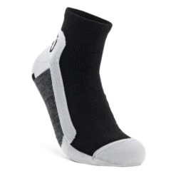 ECCO Sportsocken Ankle Cut Tech Sporty (leichtes Material) Schwarz/weiss Herren - 1 Paar