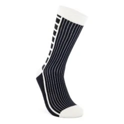 ECCO Tagessocke Crew Retro Sport (Baumwolle, Retro Design) Schwarz Herren - 1 Paar