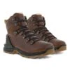 ECCO Wanderschuhe Exohike Mid (Leder, Michelin Sohle, Wasserdicht) Braun Damen