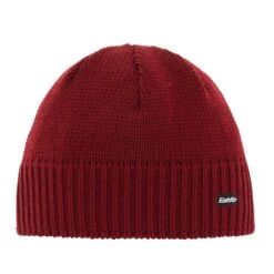 Eisbär Wintermütze (Beanie) Trop XL Mit Warmen Innenfleece Burgund Herren