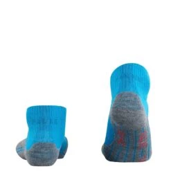 Falke Trekkingsocke TK5 Short (leichte Polsterung Für Leichte Wanderungen) Türkis Damen - 1 Paar -Günstiges Draussen Herz Geschäft Falke 16473 6830 TK5 Socke 2 877x877 1