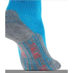 Falke Trekkingsocke TK5 Short (leichte Polsterung Für Leichte Wanderungen) Türkis Damen - 1 Paar -Günstiges Draussen Herz Geschäft Falke 16473 6830 TK5 Socke 3 901x901 1