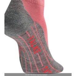 Falke Trekkingsocke TK5 Short (leichte Polsterung Für Leichte Wanderungen) Hellrosa Damen - 1 Paar -Günstiges Draussen Herz Geschäft Falke 16473 8215 TK5 Socke 3 893x893 1