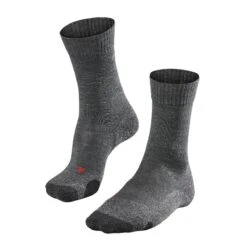 Falke Trekkingsocke TK2 (Merinowolle, Für Leichtes Gelände) Asphaltgrau Herren - 1 Paar