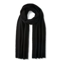 Falke Schal (Merinowolle) Schwarz Herren/Damen - 1 Stück