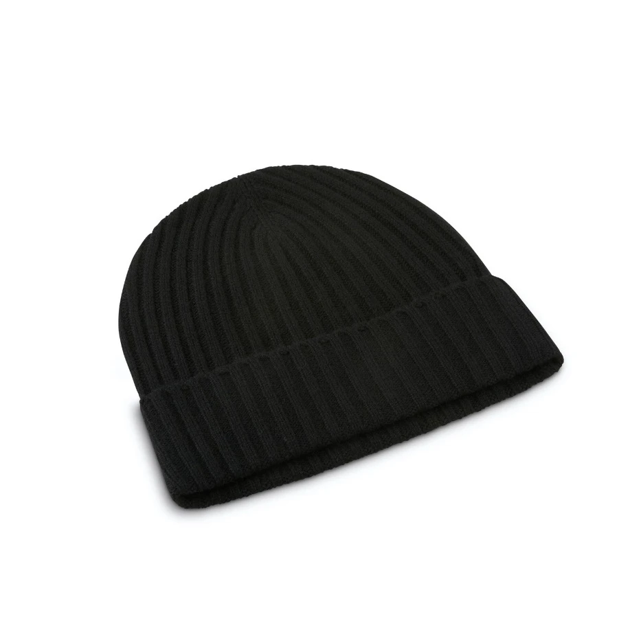 Falke Wintermütze (Beanie) Unisex - Kaschmir, Rippenstruktur, Umschlag - Schwarz - 1 Stück 2 Falke Wintermütze (Beanie) Unisex - Kaschmir, Rippenstruktur, Umschlag - Schwarz - 1 Stück – Bild 2