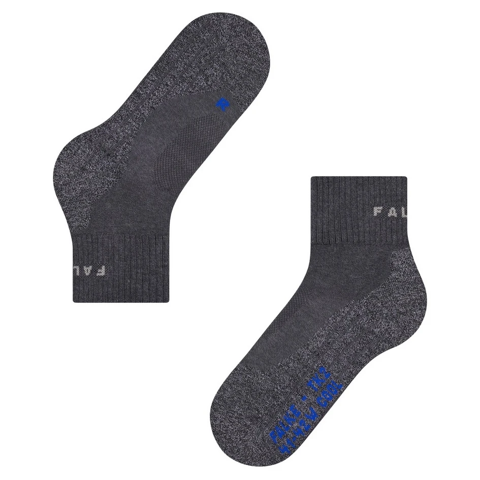 Falke Trekkingsocke TK2 Short Cool (für Leichtes Gelände) Asphaltgrau Damen - 1 Paar 6 Falke Trekkingsocke TK2 Short Cool (für Leichtes Gelände) Asphaltgrau Damen - 1 Paar – Bild 6