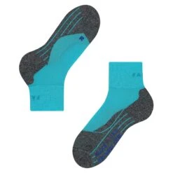 Falke Trekkingsocke TK2 Short Cool (für Leichtes Gelände) Hellblau Damen - 1 Paar -Günstiges Draussen Herz Geschäft Falke Cool Trekkingsocke 16155 6536 6 947x947 1