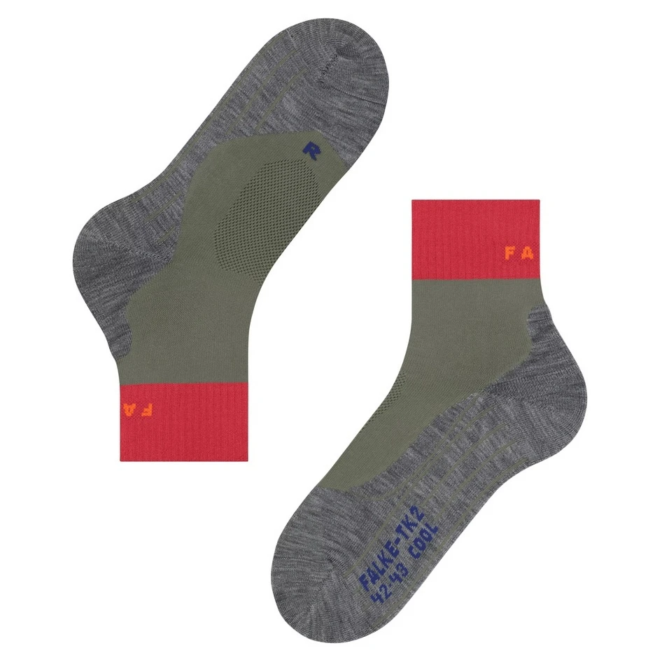 Falke Trekkingsocke TK2 Short Cool (für Leichtes Gelände) Herbgrün Damen - 1 Paar 6 Falke Trekkingsocke TK2 Short Cool (für Leichtes Gelände) Herbgrün Damen - 1 Paar – Bild 6