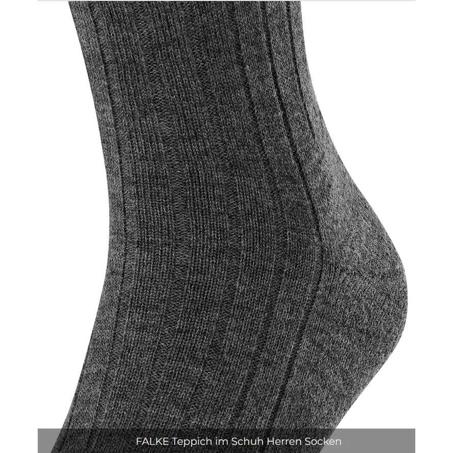 Falke Tagessocke Crew Teppich Im Schuh (klimaregulierende Merinowolle) Grau Herren - 1 Paar 3 Falke Tagessocke Crew Teppich Im Schuh (klimaregulierende Merinowolle) Grau Herren - 1 Paar – Bild 3