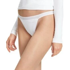 Falke Slip Tanga Cool (enge Passform, Polyamid-Mischung) Unterwäsche Weiss Damen