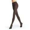 Falke Strumpfhose Pure Matt 100 Den (elegante, Matte Feinstrumpfhose) Anthrazitgrau Damen