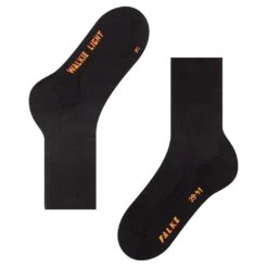 Falke Trekkingsocke Crew Walkie Light (klimaregulierende Merinowolle) Schwarz Damen/Herren - 1 Paar -Günstiges Draussen Herz Geschäft Falke Trekkingsocke Crew Walkie Light 16486 3000 5 1064x1064 1