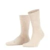Falke Trekkingsocke Crew Walkie Light (klimaregulierende Merinowolle) Beige Damen/Herren - 1 Paar