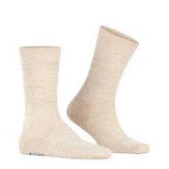 Falke Trekkingsocke Crew Walkie Light (klimaregulierende Merinowolle) Beige Damen/Herren - 1 Paar -Günstiges Draussen Herz Geschäft Falke Trekkingsocke Crew Walkie Light 16486 4490 3 1064x1064 1