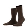 Falke Trekkingsocke Crew Walkie Light (klimaregulierende Merinowolle) Dunkelbraun Damen/Herren - 1 Paar