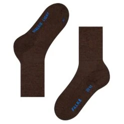 Falke Trekkingsocke Crew Walkie Light (klimaregulierende Merinowolle) Dunkelbraun Damen/Herren - 1 Paar -Günstiges Draussen Herz Geschäft Falke Trekkingsocke Crew Walkie Light 16486 5450 5 1065x1065 1