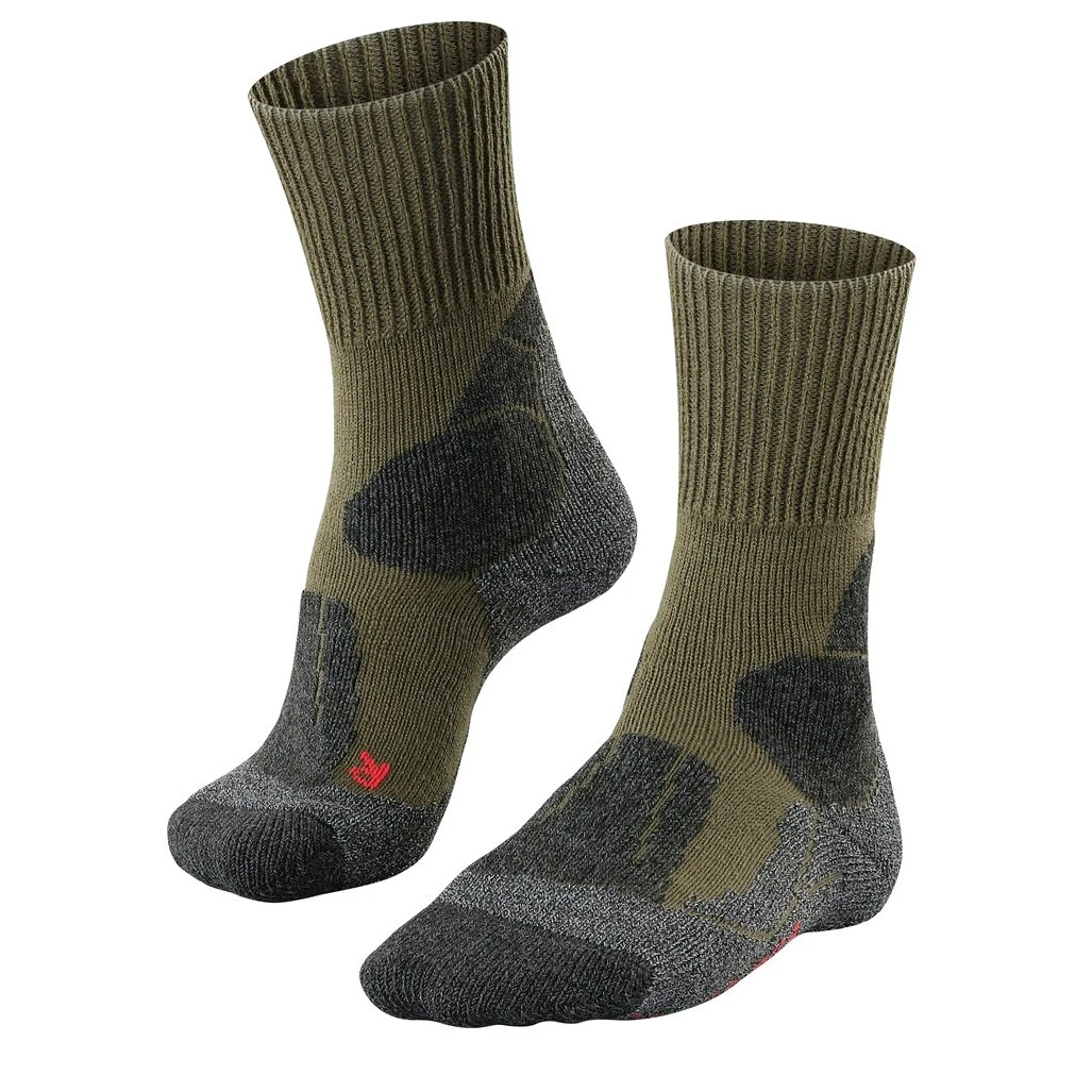 Falke Trekkingsocke TK1 (Merinowolle Für Anspruchsvolle Bergtouren) Olivegrün Herren - 1 Paar 1 Falke Trekkingsocke TK1 (Merinowolle Für Anspruchsvolle Bergtouren) Olivegrün Herren - 1 Paar