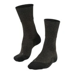 Falke Trekkingsocke TK1 Wool (für Kalte Wetterbedingungen) Smoggrau Damen - 1 Paar