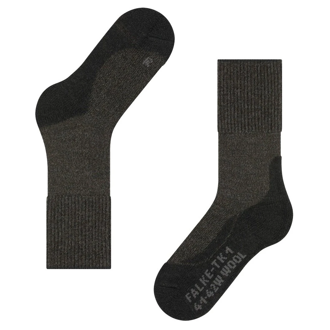 Falke Trekkingsocke TK1 Wool (für Kalte Wetterbedingungen) Smoggrau Damen - 1 Paar 6 Falke Trekkingsocke TK1 Wool (für Kalte Wetterbedingungen) Smoggrau Damen - 1 Paar – Bild 6