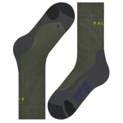 Falke Trekkingsocke TK2 Cool Herbgrün Herren - 1 Paar -Günstiges Draussen Herz Geschäft Falke Trekkingsocke TK2 Cool Herren 16138 7754 6 1057x1057 1