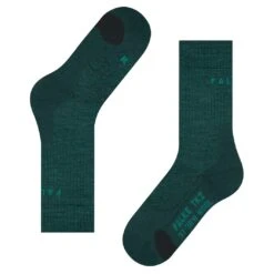 Falke Trekkingsocke TK2 Wool (leicht Gepolstert, Für Lange Wanderungen) Grün/blau Herren - 1 Paar -Günstiges Draussen Herz Geschäft Falke Trekkingsocke TK2 Wool Herren 16394 7385 6 1063x1063 1