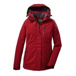 Killtec Winterjacke KOW 140 Mit Kapuze (wasser- Und Winddicht) Rot Damen