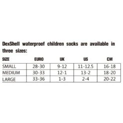 DexShell Socke Stripe (wasserdicht) Orange Kinder - 1 Paar 8 DexShell Socke Stripe (wasserdicht) Orange Kinder - 1 Paar -Günstiges Draussen Herz Geschäft Groessenuebersicht Socken Kinder 1014x1014 1