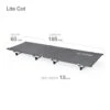 Helinox Feldbett - Campingliege - Lite Cot (federleicht) 185x60cm Schwarz/blau